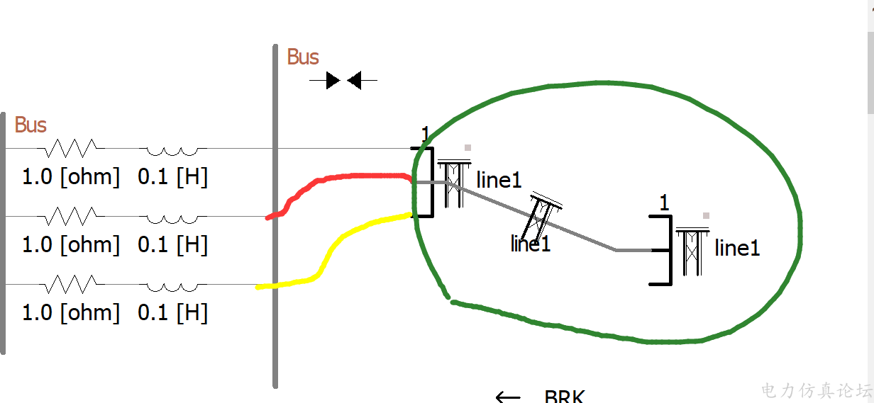 图3（架空线接口元件三根出线如何放的间距如何调大）